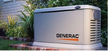 Generator in garden